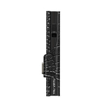 Cargar imagen en el visor de la galería, TARJETERO TRU VIRTU® CLICK & SLIDE, CROCO BLACK