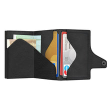 Cargar imagen en el visor de la galería, TARJETERO TRU VIRTU® CLICK & SLIDE, DIAGONAL CARBON BLACK