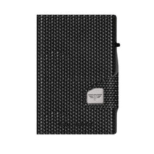 Cargar imagen en el visor de la galería, TARJETERO TRU VIRTU® CLICK & SLIDE, DIAGONAL CARBON BLACK