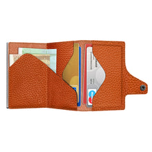 Cargar imagen en el visor de la galería, TARJETERO TRU VIRTU® CLICK & SLIDE PEBBLE, ORANGE
