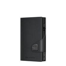Cargar imagen en el visor de la galería, TARJETERO TRU VIRTU® CLICK & SLIDE VEGAN BIO APPLE, BLACK