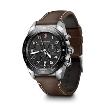 Load image into Gallery viewer, RELOJ VICTORINOX SWISS ARMY QUARTZ CHRONOGRAPH 42MM, CUERO CAFE 242046