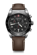Load image into Gallery viewer, RELOJ VICTORINOX SWISS ARMY QUARTZ CHRONOGRAPH 42MM, CUERO CAFE 242046