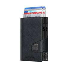 Cargar imagen en el visor de la galería, CARTERA DOBLE TRU VIRTU® DOUBLEWALLET CLICK & SLIDE NAPA, BLACK