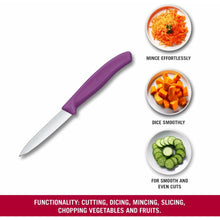 Cargar imagen en el visor de la galería, CUCHILLO VICTORINOX LEGUMBRES SC, MORADO 6.7605.C1
