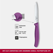 Cargar imagen en el visor de la galería, CUCHILLO VICTORINOX LEGUMBRES SC, MORADO 6.7705.C1