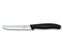 Load image into Gallery viewer, CUCHILLO PARA TOMATE VICTORINOX, NEGRO 6.7833