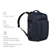 Cargar imagen en el visor de la galería, MORRAL VICTORINOX WERKS TRAVELER BOARDING BACKPACK, AZUL 653651