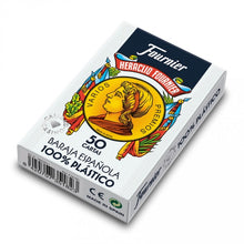 Load image into Gallery viewer, NAIPE BARAJA ESPAÑOLA FOURNIER, PLASTICO 2100