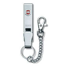 Cargar imagen en el visor de la galería, LLAVERO PINZA MULTICLIP VICTORINOX CON CADENA PARA CINTURON 4.1859