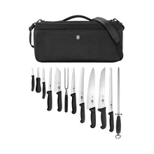 Cargar imagen en el visor de la galería, FUNDA DE CUCHILLOS VICTORINOX PARA CHEF, NEGRO 5.4963.0