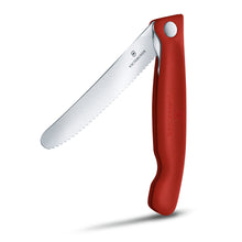 Load image into Gallery viewer, CUCHILLO PARA VERDURA PLEGABLE SC, ROJO 6.7831.FB