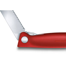 Load image into Gallery viewer, CUCHILLO PARA VERDURA PLEGABLE SC, ROJO 6.7831.FB