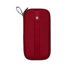 Load image into Gallery viewer, PORTA DOCUMENTOS DE VIAJE VICOTRINOX CON PROTECCION RFDI, ROJO 610598
