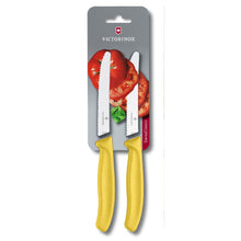 Cargar imagen en el visor de la galería, CUCHILLO PARA TOMATE VICTORINOX X2 SC, AMARILLO 6.7836.L118B