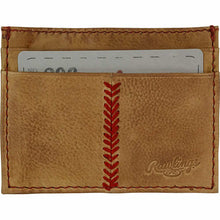 Cargar imagen en el visor de la galería, TARJETERO RAWLINGS BASEBALL STITCH, MW488
