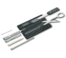 Load image into Gallery viewer, SWISSCARD CLASSIC VICTORINOX, NEGRO TRANSLUCIDO 0.7133.T3