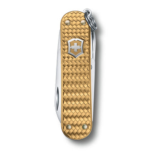 NAVAJA VICTORINOX CLASSIC SD PRECIOUS ALOX BRASS GOLD, 0.6221.408G