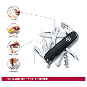 Multiherramienta Victorinox Climber, Negra 1.3703.3