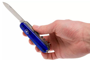 Multiherramienta Victorinox Huntsman, Azul translucido 1.3713.T2