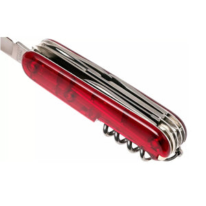 Multiherramienta Victorinox Huntsman, Rojo translucido 1.3713.T
