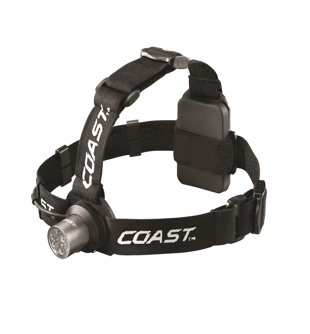 LINTERNA FRONTAL COAST HL5, 175 LUMENS 3 PILAS AAA, NEGRA 19351