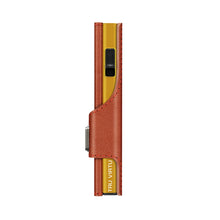 Cargar imagen en el visor de la galería, TARJETERO TRU VIRTU® CLICK &amp; SLIDE FLORENCE, COGNAC GOLD
