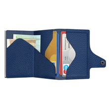 Cargar imagen en el visor de la galería, TARJETERO TRU VIRTU® CLICK &amp; SLIDE PEBBLE, NAVY
