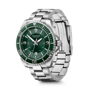 RELOJ VICTORINOX MAVERICK LARGE 43MM VERDE BRAZALETE, 241934