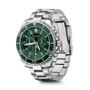 RELOJ VICTORINOX MAVERICK CHRONOGRAPH 43MM VERDE BRAZALETE, 241946