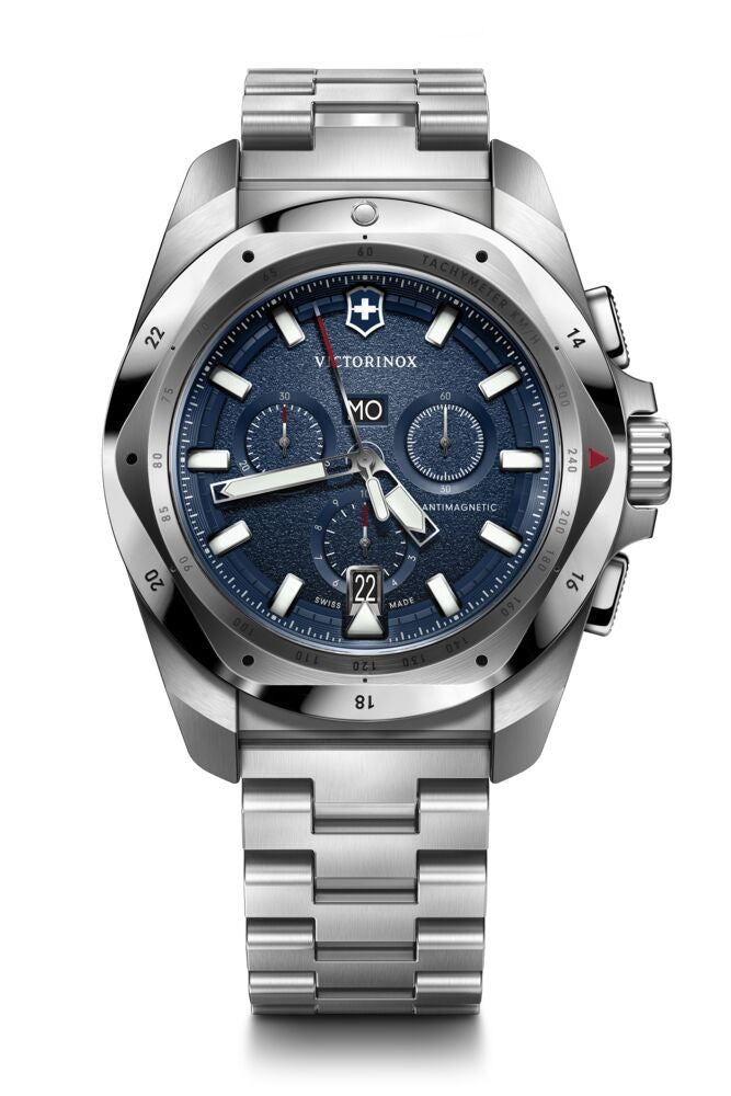 RELOJ VICTORINOX I.N.O.X. CHRONO 43MM AZUL BRAZALETE, 241985