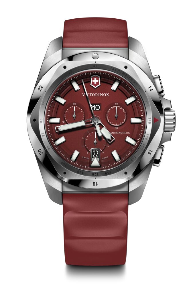 RELOJ VICTORINOX I.N.O.X. CHRONO 43MM ROJO, 241986