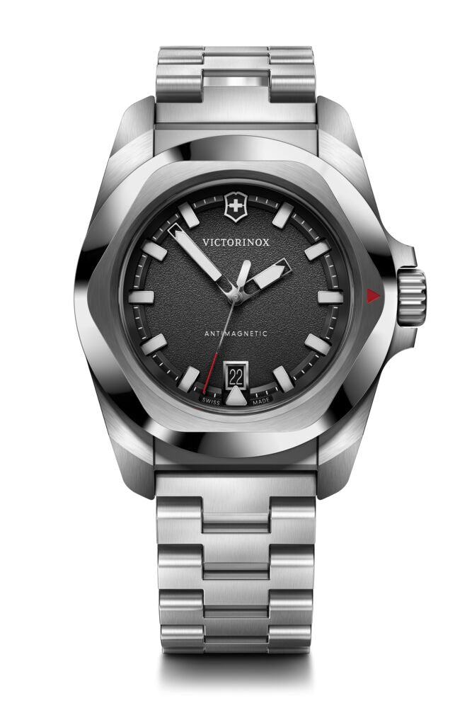 RELOJ VICTORINOX I.N.O.X. QUARTZ 41MM NEGRO BRAZALETE, 242030