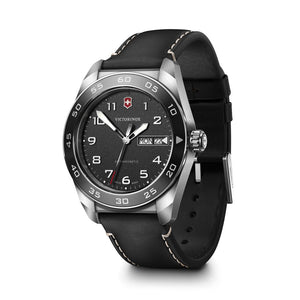 RELOJ VICTORINOX SWISS ARMY QUARTZ 42MM, CUERO NEGRO 242041