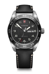 RELOJ VICTORINOX SWISS ARMY QUARTZ 42MM, CUERO NEGRO 242041