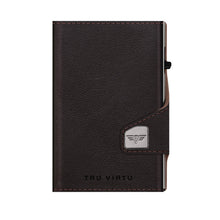 Cargar imagen en el visor de la galería, CARTERA DOBLE TRU VIRTU® DOUBLEWALLET CLICK &amp; SLIDE NAPA, BROWN
