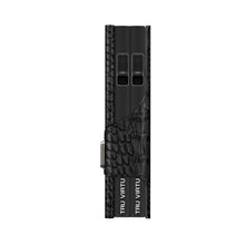 Cargar imagen en el visor de la galería, CARTERA DOBLE TRU VIRTU® DOUBLEWALLET CLICK &amp; SLIDE CROCO, BLACK
