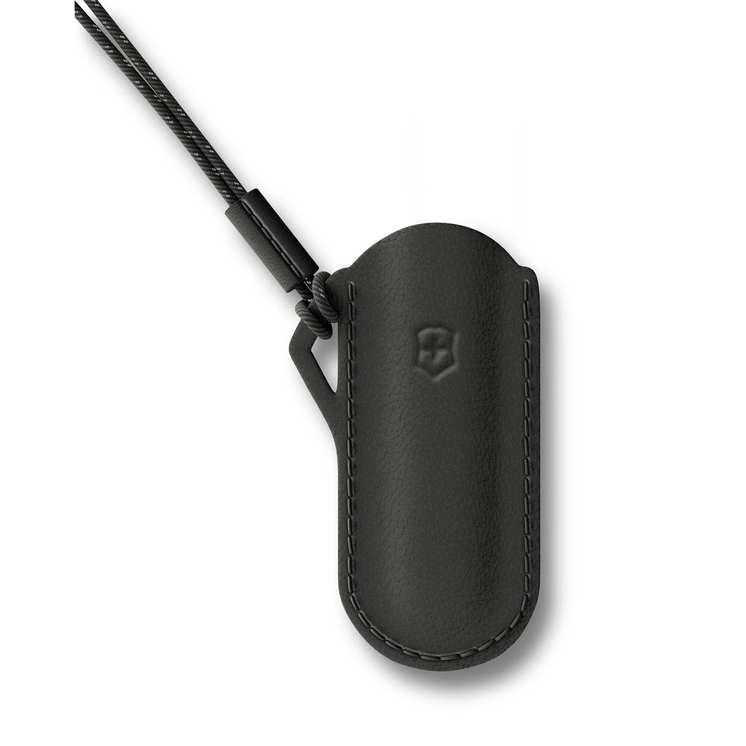 Funda en cuero Victorinox Dark illusion para Classic SD, 4.0670.3