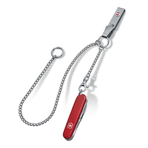 LLAVERO MULTICLIP DOS CADENAS VICTORINOX PARA CINTURON, 4.1860