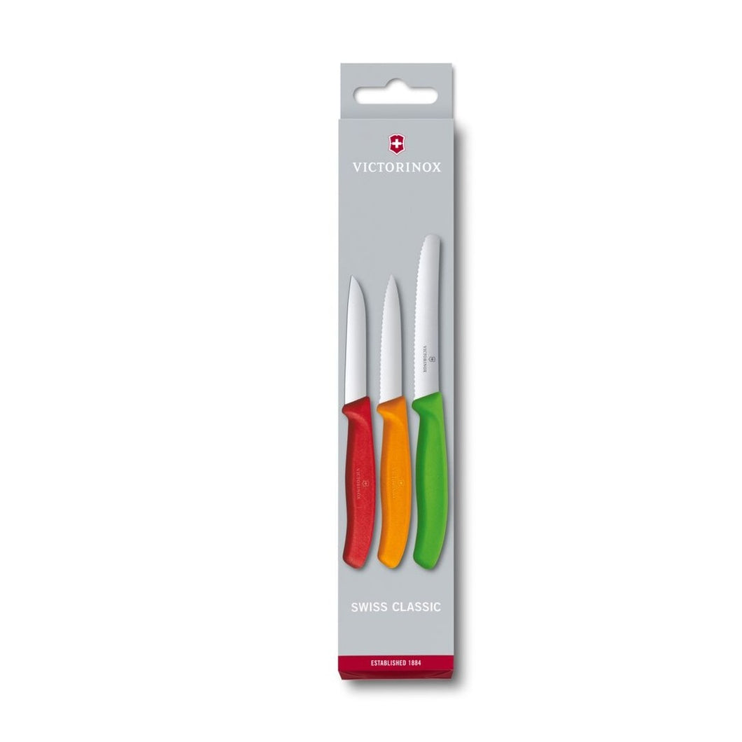 SET DE CUCHILLOS VICTORINOX PARA LEGUMBRES SWISS CLASSIC, 3 PIEZAS, 6.7116.32