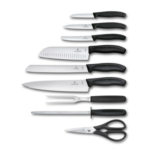 BLOQUE DE CUCHILLOS VICTORINOX SWISS CLASSIC, 9 PIEZAS 6.7193.9