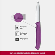 Cargar imagen en el visor de la galería, CUCHILLO VICTORINOX LEGUMBRES SC, NEGRO 6.7603
