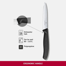 Cargar imagen en el visor de la galería, CUCHILLO VICTORINOX LEGUMBRES SC, NEGRO 6.7703
