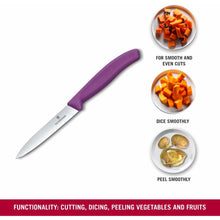 Cargar imagen en el visor de la galería, CUCHILLO VICTORINOX LEGUMBRES SC, MORADO 6.7705.C1
