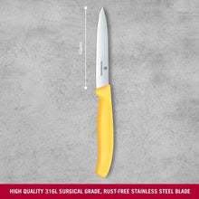 Cargar imagen en el visor de la galería, CUCHILLO VICTORINOX LEGUMBRES SC, AMARILLO 6.7708.C1
