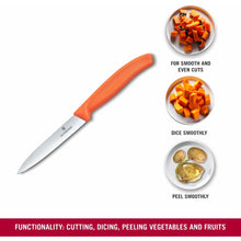 Cargar imagen en el visor de la galería, CUCHILLO VICTORINOX LEGUMBRES SC, NARANJA 6.7709.C1
