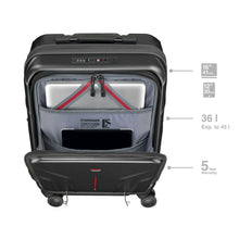 Load image into Gallery viewer, MALETA DE CABINA WENGER AMPLIX BUSINESS, NEGRO 653323
