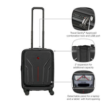 Load image into Gallery viewer, MALETA DE CABINA WENGER AMPLIX BUSINESS, NEGRO 653323
