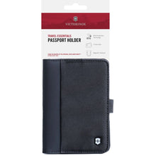 Cargar imagen en el visor de la galería, PORTA PASAPORTE VICTORINOX TRAVEL ESSENTIALS, NEGRO 653361
