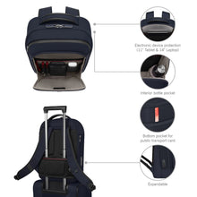 Cargar imagen en el visor de la galería, MORRAL VICTORINOX WERKS TRAVELER COMPACT BACKPACK, AZUL 653643

